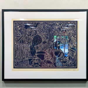 Botanical Illustration Collaborative Print, Framed (2019)
