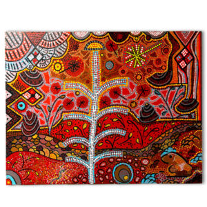 Large Collaborative Dot Painting (2019) [SOLD]