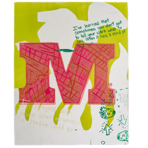 "Hope Has Me" Letter Poster, M (2015)