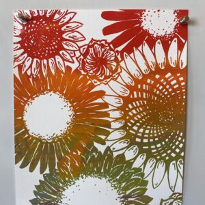 Colorful Sunflowers