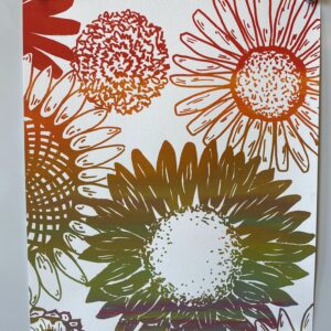 Colorful Sunflowers 2